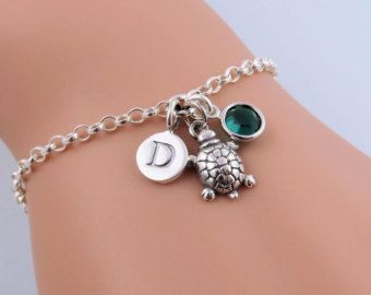 Sterling Silver Tortoise Bracelet, Pet Turtle Bracelet, Silver Tortoise Jewelry, Tiny Tortoise Charm Bracelet, Pet Tortoise, Personalized Tiny Tortoise, Turtle Tracking Bracelet, Tortoise Bracelet, Tortoise Jewelry, Pet Tortoise, Turtle Charm Bracelet, Sterling Silver Turtle Jewelry Gift, Sterling Silver Turtle Necklace For Gift, Nickel-free Silver Turtle Jewelry