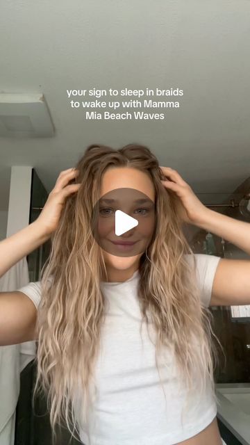 Mya Kraeger on Instagram: "Summer heatless beach waves unlocked! 🐚🌊🧿

( heatlesswaves, heatlesshairstyles, ropebraid, hairstyletutorial, summerhairstyles, beachwaves, waveshair, heatlesshair, heatlesswavyhair, wavyhairtutorial, summerhairstyles )

#heatlesswaves #heatlesshairstyles #ropebraid #hairstyletutorial #summerhairstyles #beachwaves #waveshair #heatlesshair #heatlesswavyhair #wavyhairtutorial #summerhairstyles @theouai @daehair" Heatless Beach Waves, Easy Beach Waves, Heatless Waves, Wavy Hairstyles Tutorial, Hairstyle Inspo, Rope Braid, Heatless Hairstyles, Instagram Summer, Beach Waves