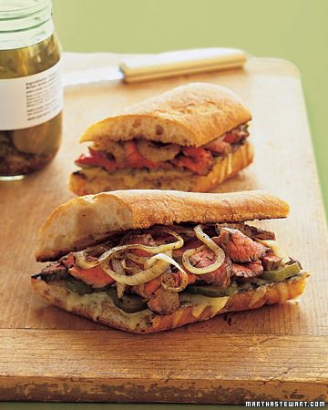 marinated flank steak sandwiches Flank Steak Sandwich, Ciabatta Loaf, Steak Sandwich Recipes, Steak Sandwiches, Steak And Onions, Marinated Flank Steak, Steak Sandwich, Burgers Sandwiches, Gruyere Cheese