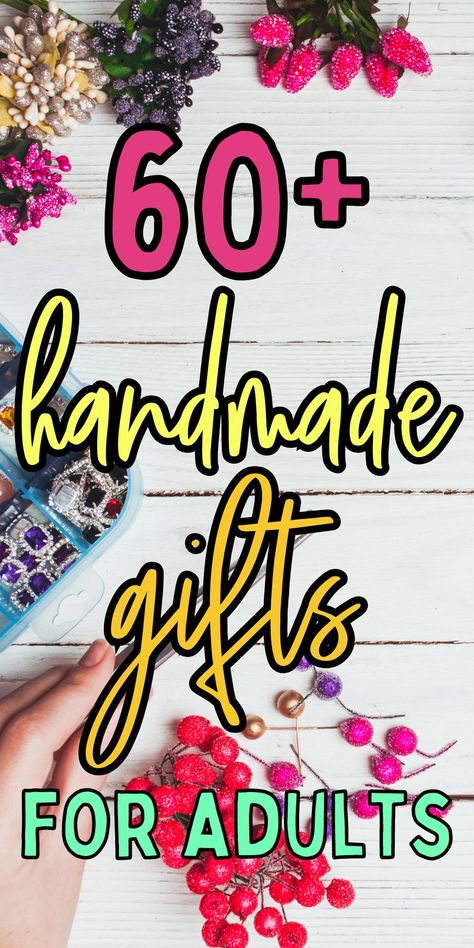 Thank You Crafts For Adults, Nice Handmade Gifts, Birthday Craft Ideas For Adults, One Handed Crafts For Adults, One Hour Crafts For Adults, Sticker Crafts For Adults, Advanced Crafts For Adults, Gifts To Make For Grandma, Womens Retreat Gifts Diy