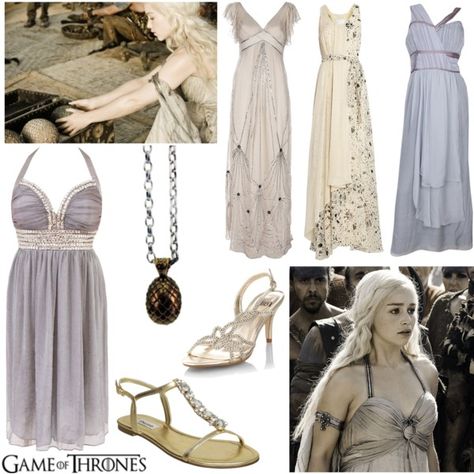 daenerys targaryen fashion | fashion daenerys targaryen outfits daenerys targaryen created by amy23 ... Daenerys Targaryen Outfits, Game Of Thrones Outfits, Elegant Halloween, Character Inspired Outfits, Disney Inspired Outfits, History Fashion, Casual Cosplay, Wedding Robe, Pretty Clothes