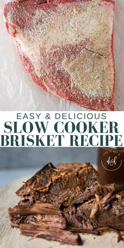 Beef Brisket Recipes Crockpot, Brisket Recipes Crockpot, Easy Brisket Recipe, Slow Cooker Brisket Recipes, Brisket Crock Pot, Slow Cooker Brisket, Brisket Recipe, Beef Brisket Recipes, Brisket Recipes