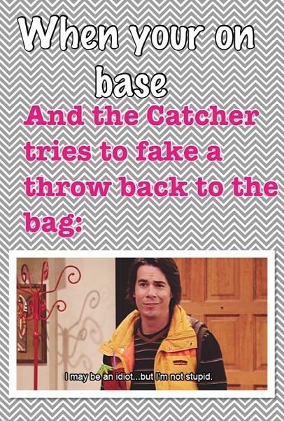 Funny Softball Quotes, Softball Memes, Baseball Memes, Sports Quotes Softball, Softball Funny, Softball Problems, Softball Season, Funny Sports Pictures, Softball Catcher