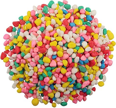 Amazon.com : Lainrrew 2.2 lb Decorative Rocks, Mini Rainbow Confetti Pebbles Aquarium Gravel Mix Colored Stones Succulent Cactus Bonsai Gritty Mix Rocks for Top Dressing, Potted Plants, Lanscaping (6-9mm) : Garden & Outdoor Plants Fish Tank, Cactus Bonsai, Fish Tank Gravel, Decorative Rocks, Aquarium Gravel, Decorative Pebbles, Gravel Stones, Rainbow Rocks, Aquarium Ornaments