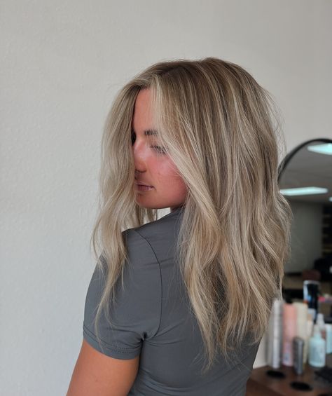 The most stunning teddy bear blonde!! I can’t not get enough of this color!! Comment your favorite color trend!! #gabbysblondebabes #blondehair #blondhairdontcare #blondebabylights #livedinblonde #wisconsinstylist #ricelakewi #ricelakewisconsin #ricelakewisalon #ricelakewihair #ricelakestylist #kevinmurphy #kevinmurphybeige #kevinmurphynatural #framar #kenracreatives #kenra #schwarkopnnusa #blondetobronde #blondetransformation #hairtok #hairreels #colorprocess #dayinthelife #dayinthesalo... Light Bronde Haircolor Brunettes, Teddy Blonde Hair Color, Teddy Bear Blonde Short Hair, Teddy Bear Blonde Hair Color, Teddy Bear Bronde Hair, Cool Toned Dirty Blonde Hair, Teddy Bear Blonde Balayage, Teddy Bear Blonde Hair Dark, Teddy Bear Bronde Haircolor