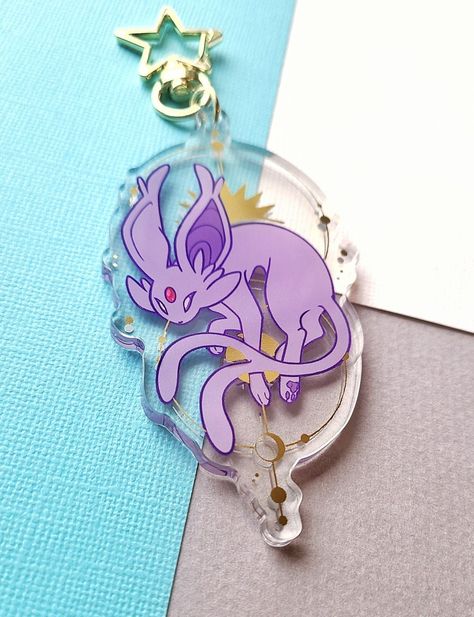 Shiny Espeon enamel pin, perfect for any Pokemon fan!  #Pokemon . #Kawaii #Pokemon_Acrylic_Keychain #Umbreon_Art #Pokemon_Decor Shiny Espeon, Fan Pokemon, Acrylic Sticker, Pokemon Merch, Pokemon Jewelry, Kawaii Outfit Ideas, Star Child, Pokemon Pins, Ita Bag