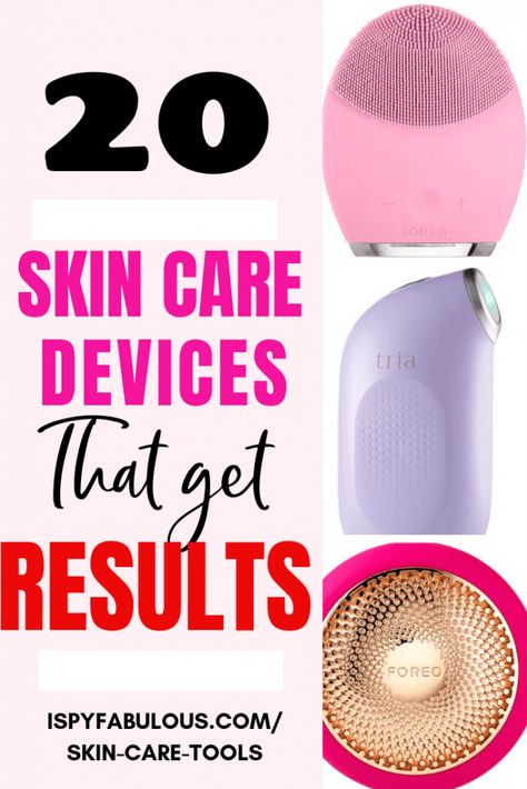 Beauty Class: 20 New, Hot, High Tech Skin Care Tools & Devices for Serious Results! - I Spy Fabulous Skincare Gadgets, Skin Tools, Skincare Device, Facial Tools, Pmd Beauty, Esthetics Room, Facial Devices, Acne Mask, Beauty Technology