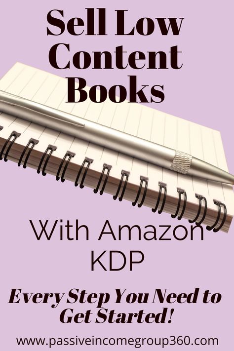 Make money online selling low content books. Start a KDP business and create and sell books on the world's largest marketplace, Amazon. Get low content book ideas and how to create interiors and books covers. Start an online business from home and how to create low content books using Canva. Low Content Book Ideas, Selling Journals, Kdp Low Content, Low Content Books, Sell Books, Online Selling, Amazon Kdp, Start An Online Business, Selling Books