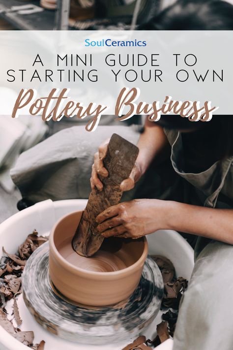 Midfire Glaze Recipes, Intro To Pottery, Starting A Pottery Business, Pottery Business Ideas, How To Start Pottery, Pottery That Sells Well, Ceramics How To, Small Pottery Studio Ideas, Garage Pottery Studio Ideas