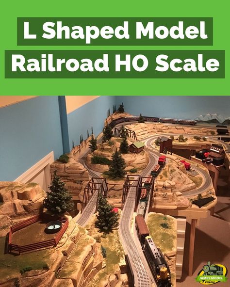 ho scale train layout l shape L Shape Plan, Toy Train Layouts, Model Trains Ho Scale, N Scale Train Layout, N Scale Layouts, Ho Train Layouts, Ho Scale Buildings, Ho Scale Train Layout, N Scale Model Trains