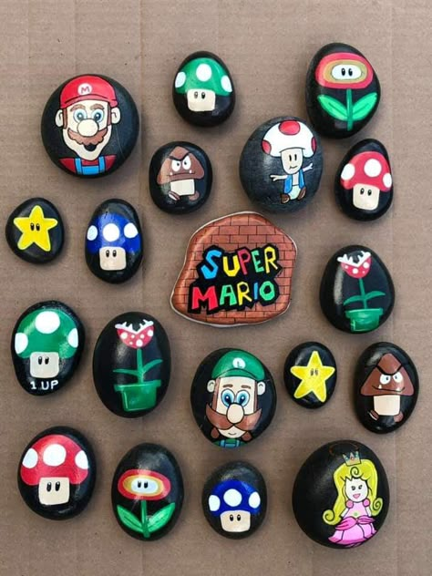 Marvel Painted Rocks, River Rock Crafts, Nova Art, Spring Art Projects, Painted Rocks Craft, Painted Rocks Diy, Rock Ideas, Paint Rock, Rock Painting Designs