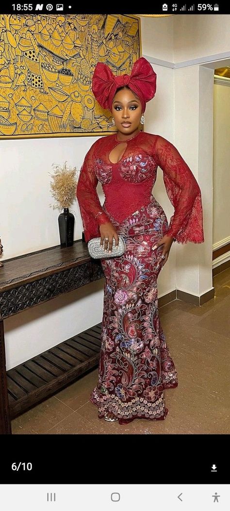 Lace Styles For Ladies, Asoebi Lace Styles, Owambe Styles, Asoebi Lace, Lace Styles For Wedding, Asoebi Style, Aso Ebi Lace Styles, Ankara Dress Designs, Nigerian Lace Styles Dress