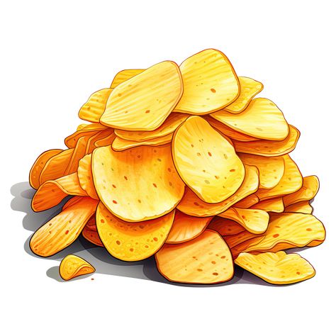 Chips Animation, Chips Cartoon, Snack Cartoon, Chips Illustration, Snack Poster, Snack Clipart, Wedding Playing Cards, Squash Chips, Logo Design Elements