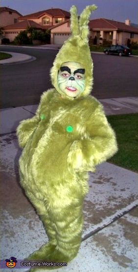 Grinch Halloween, Grinch Costumes, Kostuum Halloween, Glume Harry Potter, Idee Cosplay, Homemade Costumes, Halloween Costume Contest, Goofy Pictures, Fantasias Halloween