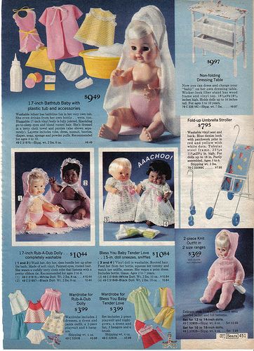 SearsC1975_Page451 1970s Christmas, Toy Catalogs, Sears Catalog, Umbrella Stroller, Tender Love, Love Angel, Bath Time Fun, Christmas Catalogs, Christmas Book