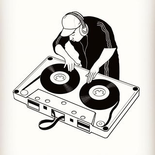 Dj Art Artworks, Music Illustration Artworks, Turntables Art, Retro Music Art, Dj Art, Art Musical, Music Drawings, Music Illustration, Hip Hop Art