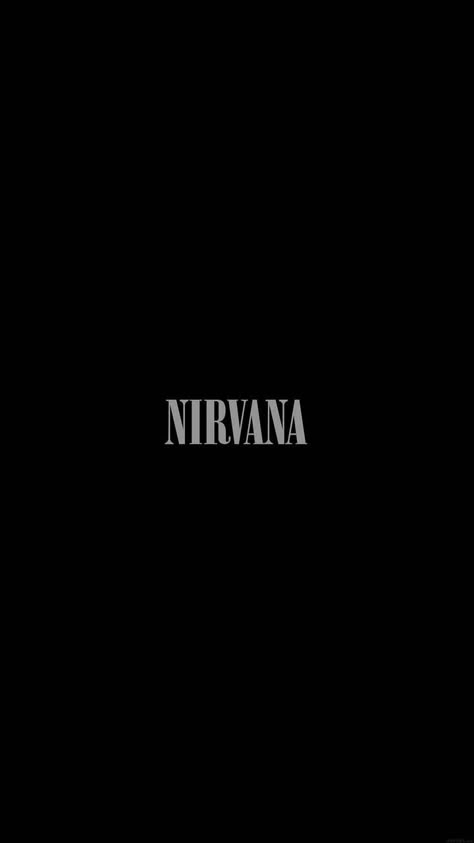 Nirvana Widget, Nirvana Wallpaper, Nirvana Art, Nirvana Logo, Nirvana Poster, Minimal Music, Dark Logo, Nirvana Band, Desktop Screen