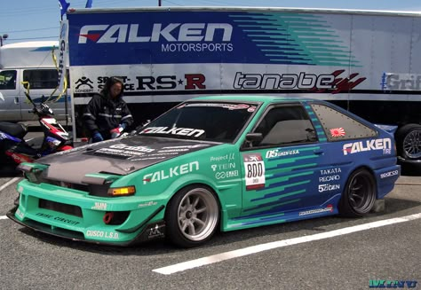 Falken Tires, Formula Drift, Branson Missouri, Racing Car Design, Drifting Cars, Import Cars, Ae86, Tuner Cars, Futuristic Cars