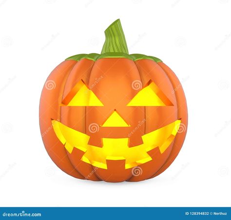 Jack O Lantern Halloween Pumpkin isolated on white background. 3D render Anchor Stencil, Holiday Symbols, Abstract Animal Art, Halloween Vector, Autumn Lights, Pumpkin Jack, Background 3d, Mask Party, 3d Render