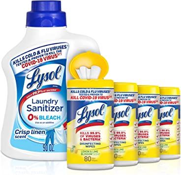 Lysol Laundry Sanitizer, Amazon Cleaning, Laundry Sanitizer, Lime Blossom, Lysol Wipes, Disinfectant Wipes, Cats Food, Clorox Wipes, Disinfecting Wipes