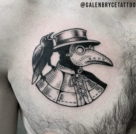 Plague Doctor Tattoo, Plague Dr, Doctor Plague, Doctor Tattoo, Traditional Black Tattoo, Small Forearm Tattoos, Goth Tattoo, Black Plague, Mask Tattoo