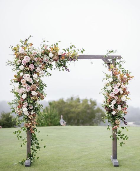 Flower Arch Ideas, Indigo Wedding, Rustic Arbor, Arbor Ideas, Arch Designs, Wedding Alters, Floral Arch Wedding, Victoria Wedding, Arch Ideas