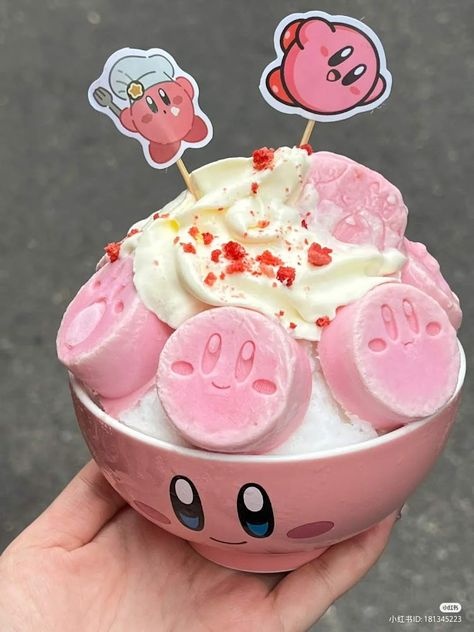 ︶︶ ⊹ ︶ㅤ︶ ୨·୧ ︶ㅤ︶ ⊹ ︶︶ Kirby Food, Kirby Aesthetic, Kirby Art, Yummy Comfort Food, Food Drinks Dessert, Cute Desserts, Aesthetic Photos, Cookie Run, No Bake Treats