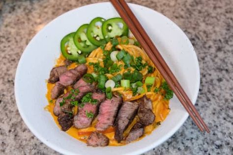 I Tried It Spicy Garlic Creamy Ramen Creamy Ramen Recipe, Creamy Ramen, Garlic Ramen, Salmon Rice Bowl, Instant Pot Pasta Recipe, Polenta Recipes, Spicy Ramen, Salmon And Rice, Ramen Recipes