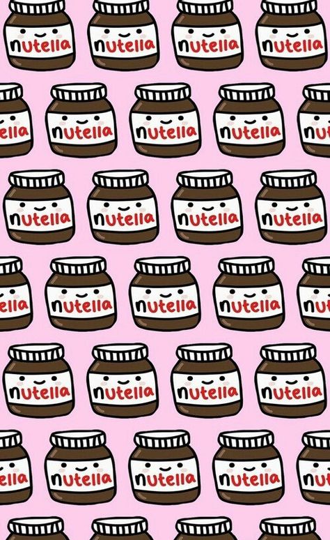 Kawaii wallpaper Nutella Tumblr, Nutella Dip Recipes, Nutella Dip, Nutella Pie, Pie Crust Top, No Bake Nutella Cheesecake, Trend Tik Tok, Nutella Banana Bread, Nutella Pancakes