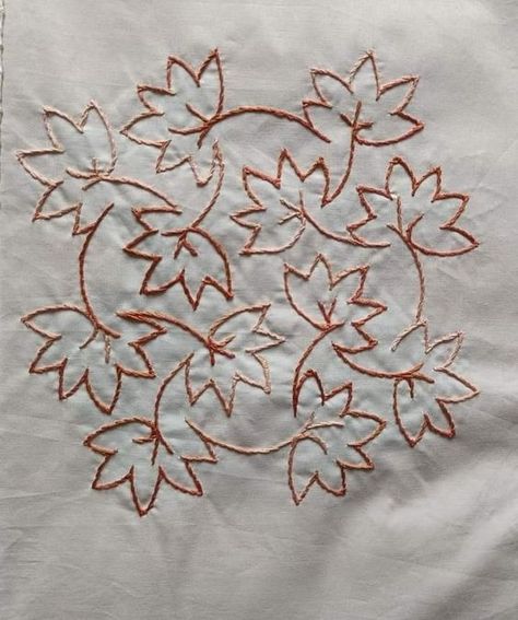 Bedsheet Hand Embroidery Design, Hand Embroidery Bedsheet Designs, Embroidered Placemats, Towel Embroidery Designs, Embroidered Curtains, Embroidered Accessories, Sulaman Pita, Basic Hand Embroidery Stitches, Diy Embroidery Designs