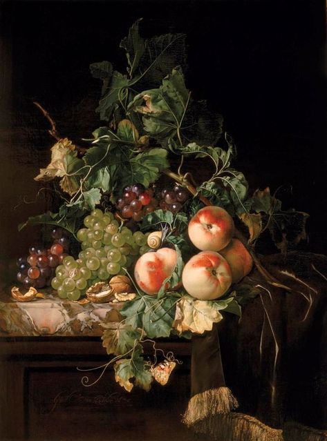 Elegance and Refinement: The Still-Life Paintings of Willem van Aelst (March 11–May 28, 2012) | The Museum of Fine Arts, Houston Dutch Still Life, Still Life Fruit, Image Nature, Fruit Painting, Textured Canvas Art, Simple Acrylic Paintings, Painting Still Life, Still Life Art, Caravaggio