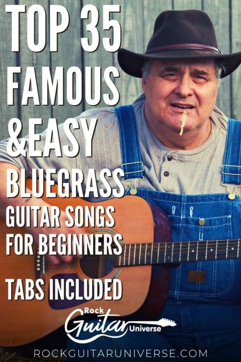 Bluegrass music is a genre that developed in the US, in the 1940s, and has roots in traditional English, Scottish, and Irish ballads, along with the traditional blues and jazz. A significant number of bluegrass songs are easy to play and therefore suitable for entry-level guitarists. The sound of the fiddle and banjo will fill your heart and make you think about life and its both hard and beautiful side. Bluegrass Aesthetic, Learn Guitar Songs, Country Guitar, Guitar Songs For Beginners, Irish Songs, Blues Guitar Lessons, Singing Techniques, Easy Guitar Songs, American Songs