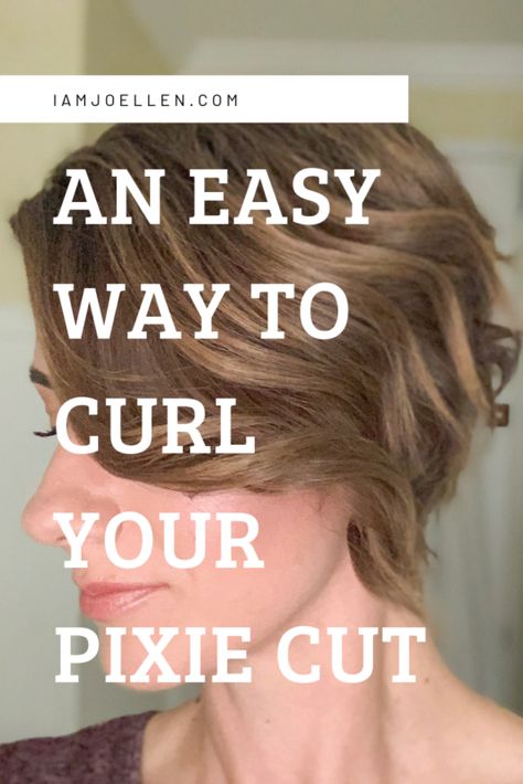 Curling Iron Short Hair, Curled Pixie Cut, Curled Pixie, Good Curling Irons, Hair Curling Tips, How To Curl Short Hair, Hair Tool, Natural Hair Care Tips, Flat Iron Hair Styles