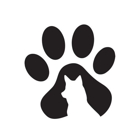 Paw Silhouette, Projet Cricut, Image Svg, Dog Pin, Dog Paw, Dog Paws, Art Plastique, Pin Collection, Cricut Projects