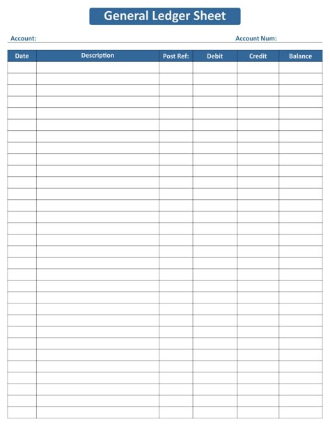 Printable General Ledger Sheet General Ledger Templates Free Printable, Check Book Balance Sheet, Money Ledger Free Printable, Ledger Sheets Printable, Bank Ledger Printable Free, Account Ledger Printable, Accounting Ledger Printable, Free Ledger Printable, 3 Column Ledger Printable