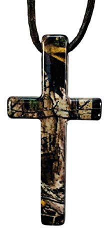 Realtree Xtra Camo Cross Necklace Pendant Jewelry Hunting Prayer Religious Cross Necklace Made in USA Hunting Prayer, Camo Men, Hunting Hat, Usa Clothing, Camo Outfits, Religious Cross, Realtree Camo, Sliding Knot, Cross Jewelry