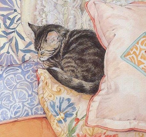 By Sally Holmes Cat Art Illustration, Quilt Art, Keramik Design, Art Cat, Arte Inspo, Cat Cards, Cats Illustration, Cat Painting, Cat Illustration