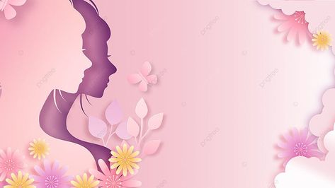 womens day floral three-dimensional background Women's Day Background Template, Womens Day Background, Women's Day Background, Women Background, Psd Texture, Hair Salon Interior, Womens Month, Happy Woman Day, Photoshop Design Ideas