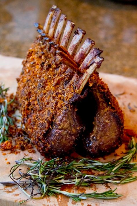 Romantic Rack of Lamb | We Like to Cook! Lamb Recipes Oven, Lamb Rack Recipe, Lamb Roast Recipe, Lamb Rack, Roast Rack Of Lamb, Pomegranate Sauce, Lamb Dinner, Lamb Chop Recipes, Sunday Dinners