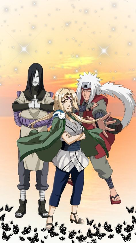 3 Legendary Sanin, Jiraiya Tsunade Orochimaru, Jiraiya Tsunade, Tsunade And Jiraiya, Naruto Jiraiya, Madara Wallpaper, Spiderman Drawing, Naruto Uzumaki Hokage, Naruto Tattoo