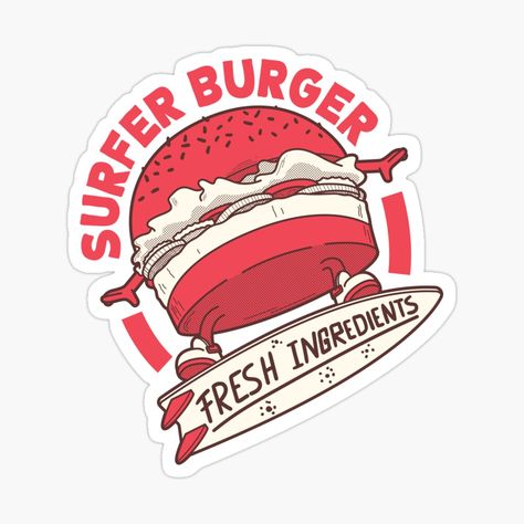 Sailor Logo, Burger Sticker, Fish Burger, Big House, Logo Food, Big Houses, Logo Ideas, Shop Logo, Sport Team Logos