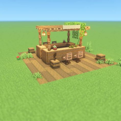 SEVEN sur Instagram : Tiki bar . . Tags… Bar Minecraft, Minecraft Bedding, Minecraft Interior, Minecraft Interior Design, Minecraft House Plans, Outside Bars, Cool Minecraft Creations, Minecraft Server, Minecraft City