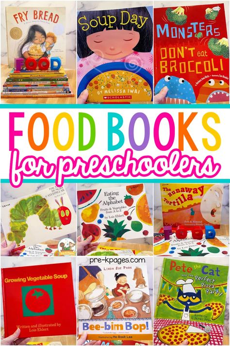 Cooking With Kindergarteners, Food Craft For Preschool, Preschool Food Unit, Preschool Food Theme Activities, Cooking Unit Preschool, Food Unit Preschool, In The Kitchen Preschool Theme, Food Theme Preschool Crafts, Preschool Food Theme