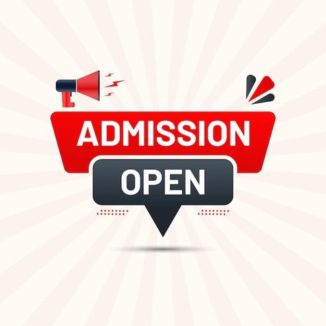 Vector admission open banner for social ... | Premium Vector #Freepik #vector #university-admission #academy-poster #college-poster #enroll Admission Open Banner, Tuition Banner, Class Poster Design, College Poster, Admissions Poster, Certificate Background, Class Poster, Admission Open, College Admission