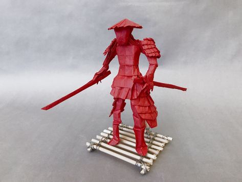 Samurai designed and folded by OrigamibyBoice #origami #samurai Origami People, Origami Samurai, Samurai Swords, Samurai Warrior, Craft Inspiration, Paper Art, Origami, Google Search, Art