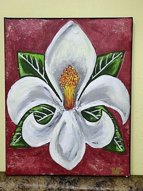 Nola Painting, Lis Tattoo, Seasonal Signs, Louisiana Christmas, Georgia Art, Brick Crafts, Diy Fleur, Louisiana Cajun, Louisiana Art