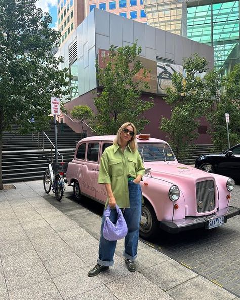 maxine wylde on Instagram: "*adds vintage pink taxi to Wishlist* 🚕 🎀" Maxine Wylde Outfits, Maxine Wylde, Outfit Styling, Color Theory, Vintage Pink, Mood Boards, Old Fashioned, My Style, Pink