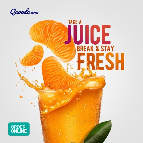 Up your Energy levelsPick your favorite juices from Quoodoand feel refreshed Call UsWhatsapp0528262303 Order Nows://bit.ly/3qw2yIz We Do FreeHomeDeliveryjuices juicesonline orangejuice fruitjuice drinks freshjuice quoodo uae Juice Poster Design Creative, Creative Juice Ads, Juice Ads Design, Juice Ads Creative, Juice Flyer Design, Juice Advertisement, Juice Poster, Math Clock, Mixed Fruit Juice