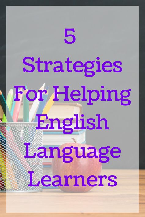 Tips for Working with English Language Learners #ELL #EL #ESOL #ESL #AdventuresinInclusion Tips For English, Ell Strategies, Teaching Esl, Esl Teaching Resources, Ell Students, Secondary Classroom, Picture Writing Prompts, Esl Teachers, French Language Learning