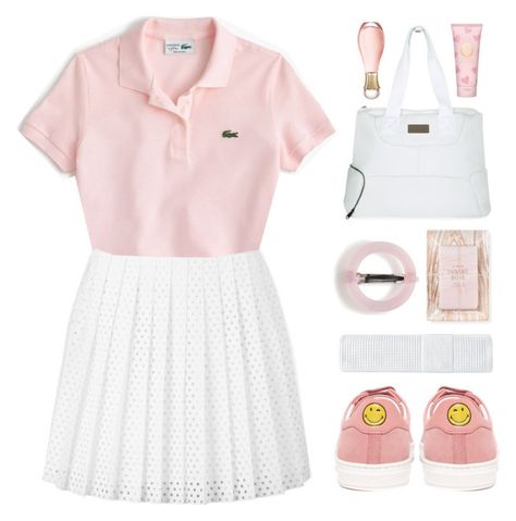 Golf Outfits Women Pink, Pink Tennis Outfit, Tennis Ootd, Pink Golf Outfit, Cute Tennis Outfits, Cute Tennis Outfit, Golf Fits, Mode Tennis, Pink Summer Outfits